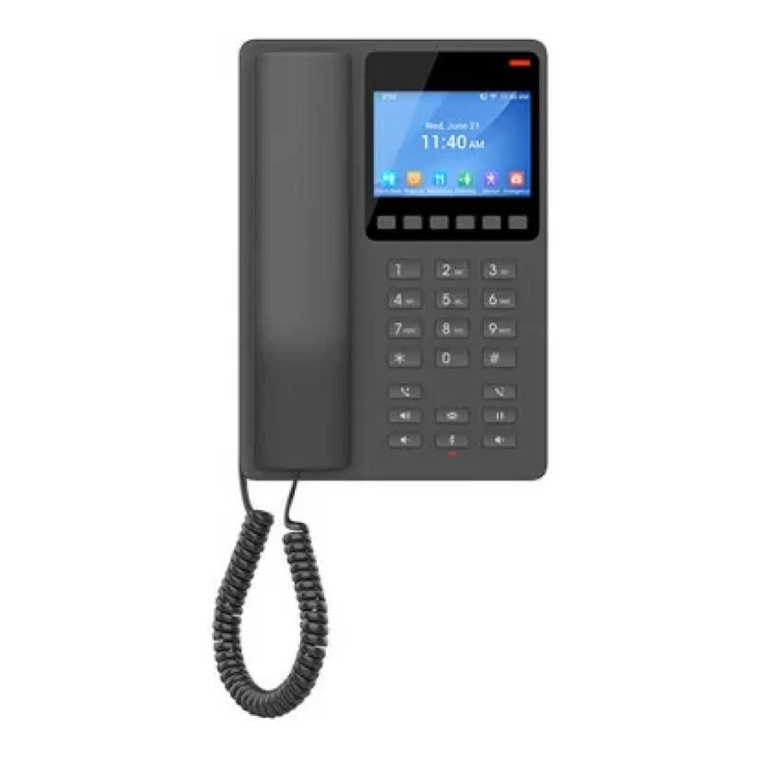 Grandstream GHP631W 2-Line Colour LCD Wi-Fi 6 Hotel Phone Black