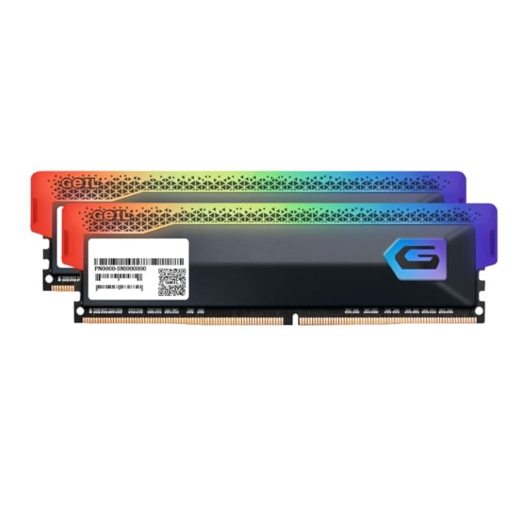 Geil Orion RGB 16GB 3200MHz DDR4 DIMM 2 x 8GB Kit Gaming Memory Module Grey GOSG416GB3200C16BDC