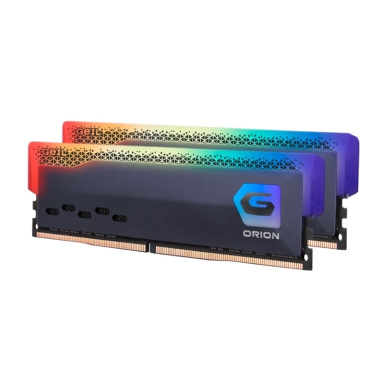 Geil Orion RGB 16GB 3200MHz DDR4 DIMM 2 x 8GB Kit Gaming Memory Module Grey GOSG416GB3200C16BDC