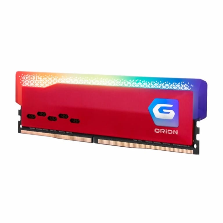 Geil Orion RGB 16GB 3600MHz DDR4 DIMM 2 x 8GB Kit Gaming Memory Module Red GOSR416GB3600C18BDC