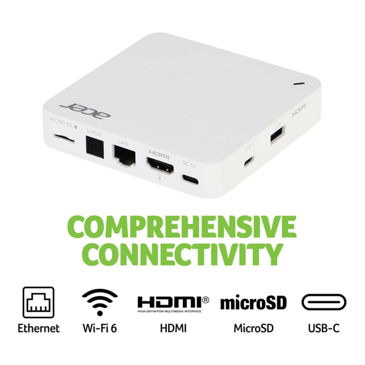 Acer ASB510 4K Google TV Streaming Box GP.OTH11.08V