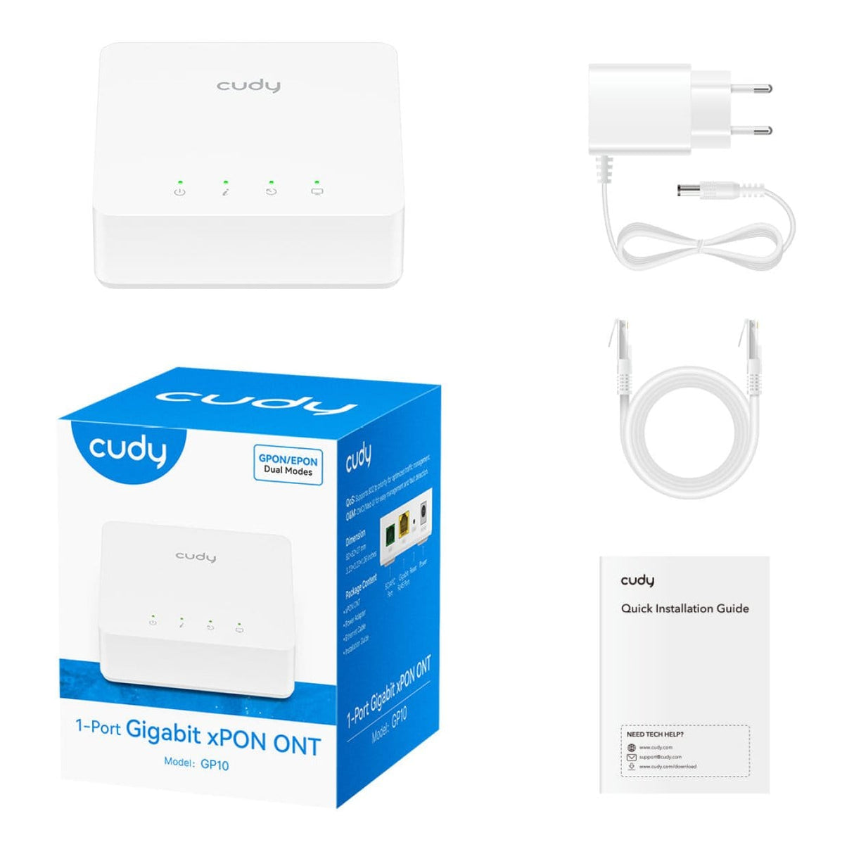 Cudy GP10 SC/AP 1-port Gigabit xPON ONT
