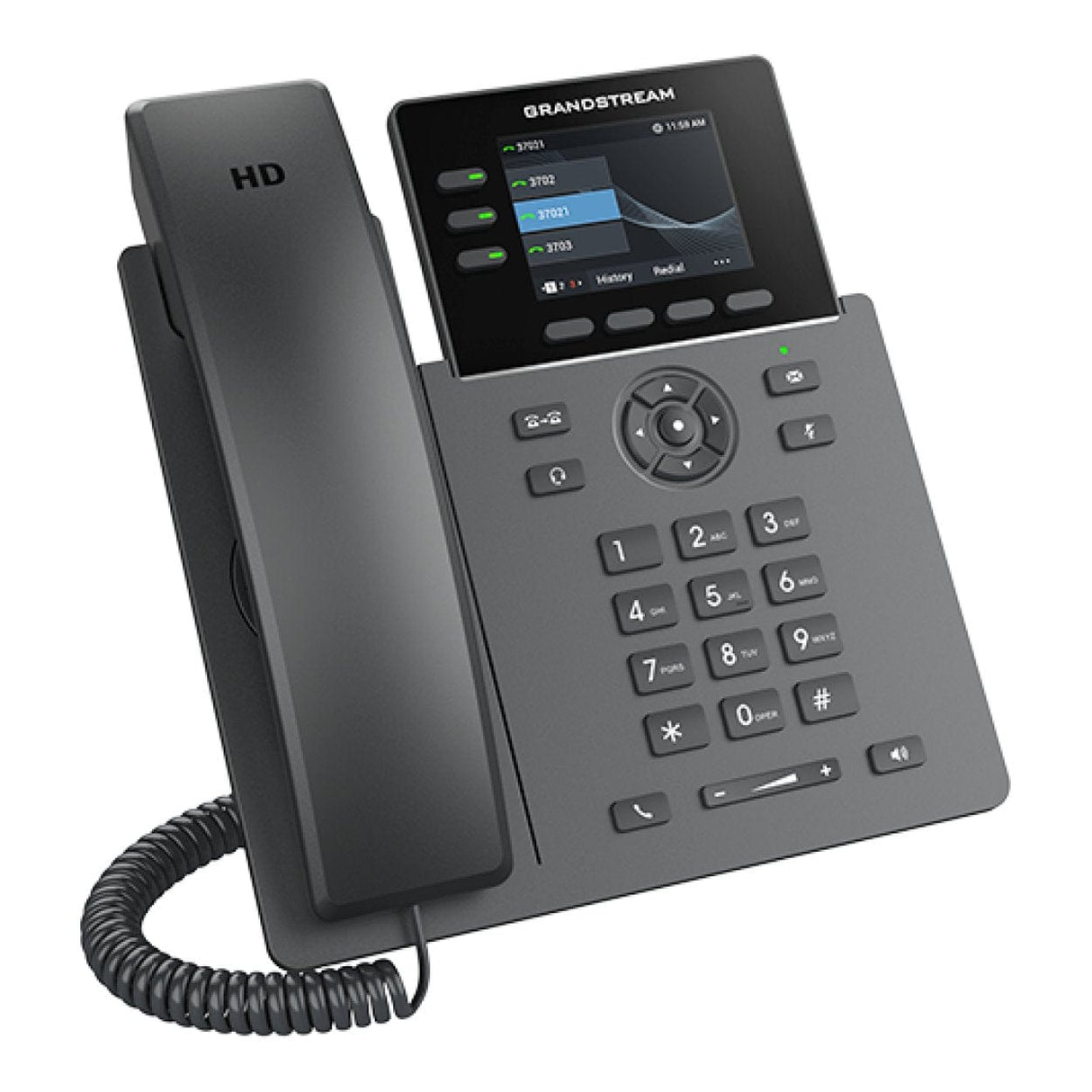 Grandstream Networks Professional GRP2611G 3-line IP Desk Phone