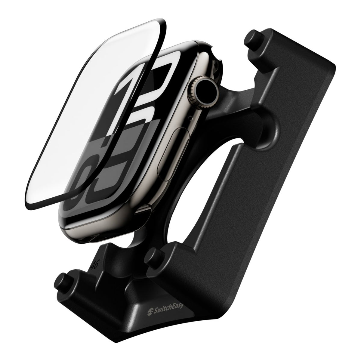 SwitchEasy SHIELD 3D Full Screen Protector for Apple Watch Series 8 / 7 45mm GS-107-228-282-65