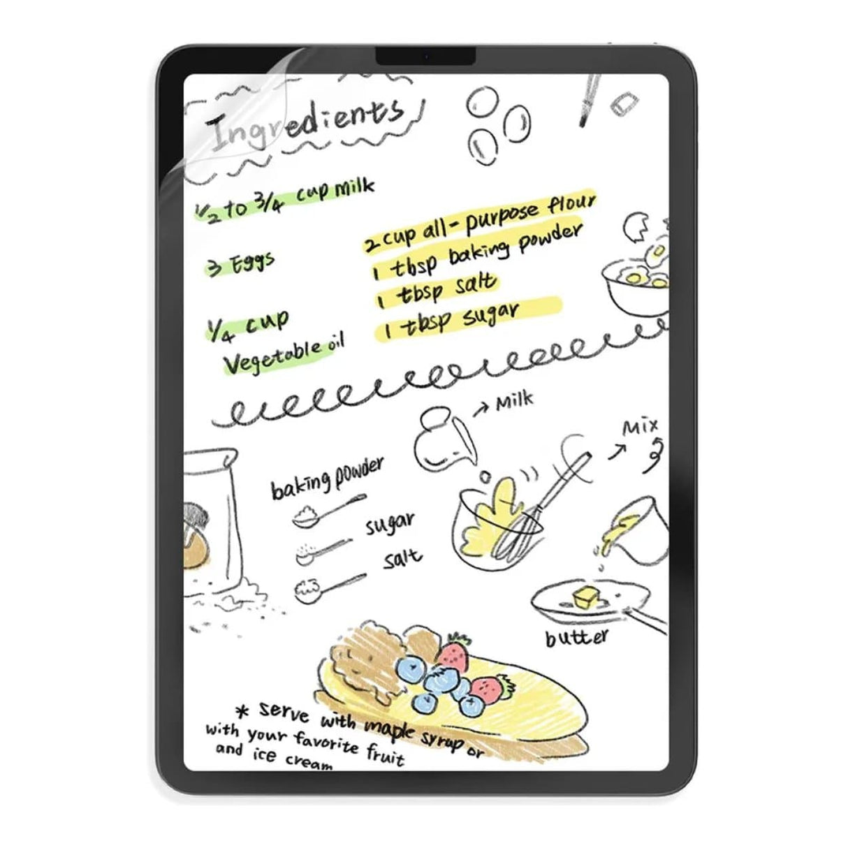 Switcheasy PaperLike Note Screen Protector for Apple iPad 10.9-inch/11-inch Transaprent GS-109-173-241-65