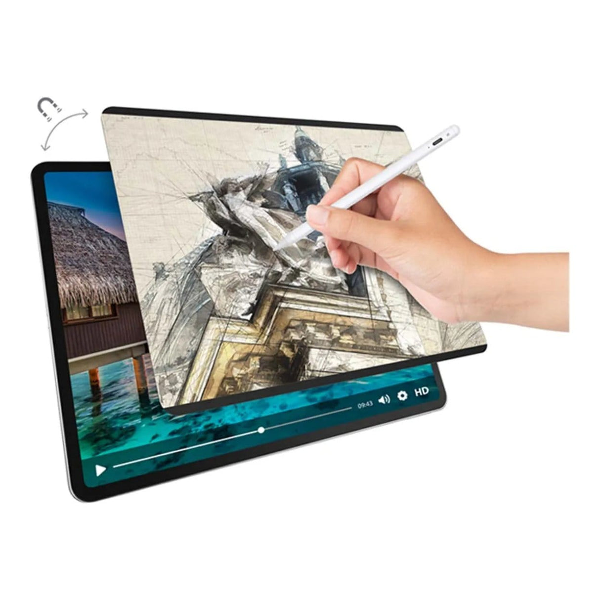 SwitchEasy SwitchPaper Magnetic Screen Protector for iPad Pro GS-109-178-262-65