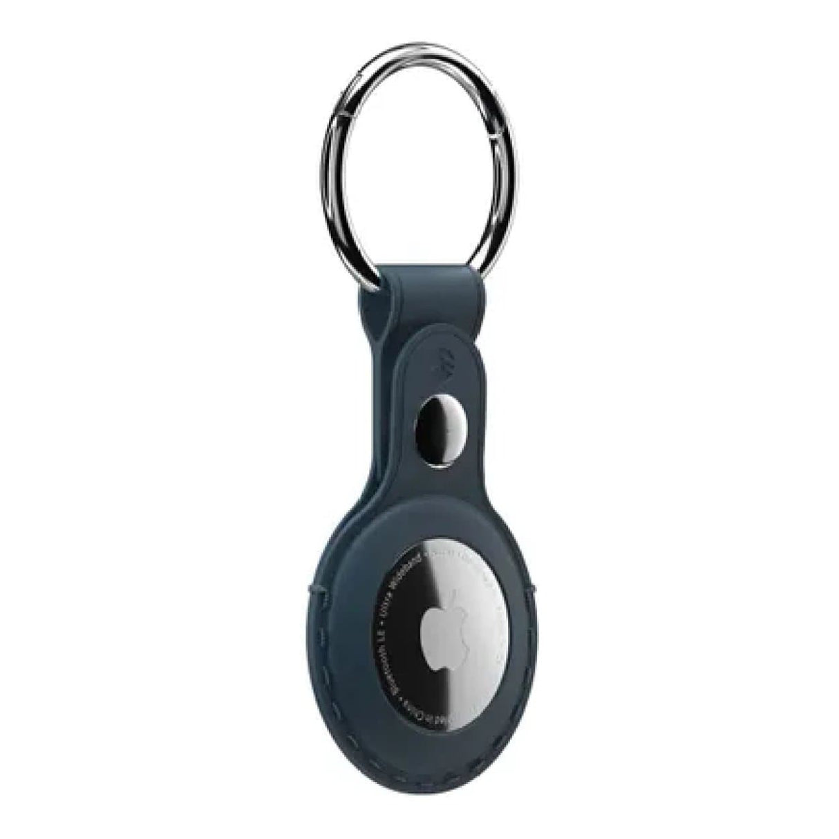 SwitchEasy Wrap Leather Keyring for AirTag Midnight Blue GS-117-187-117-63