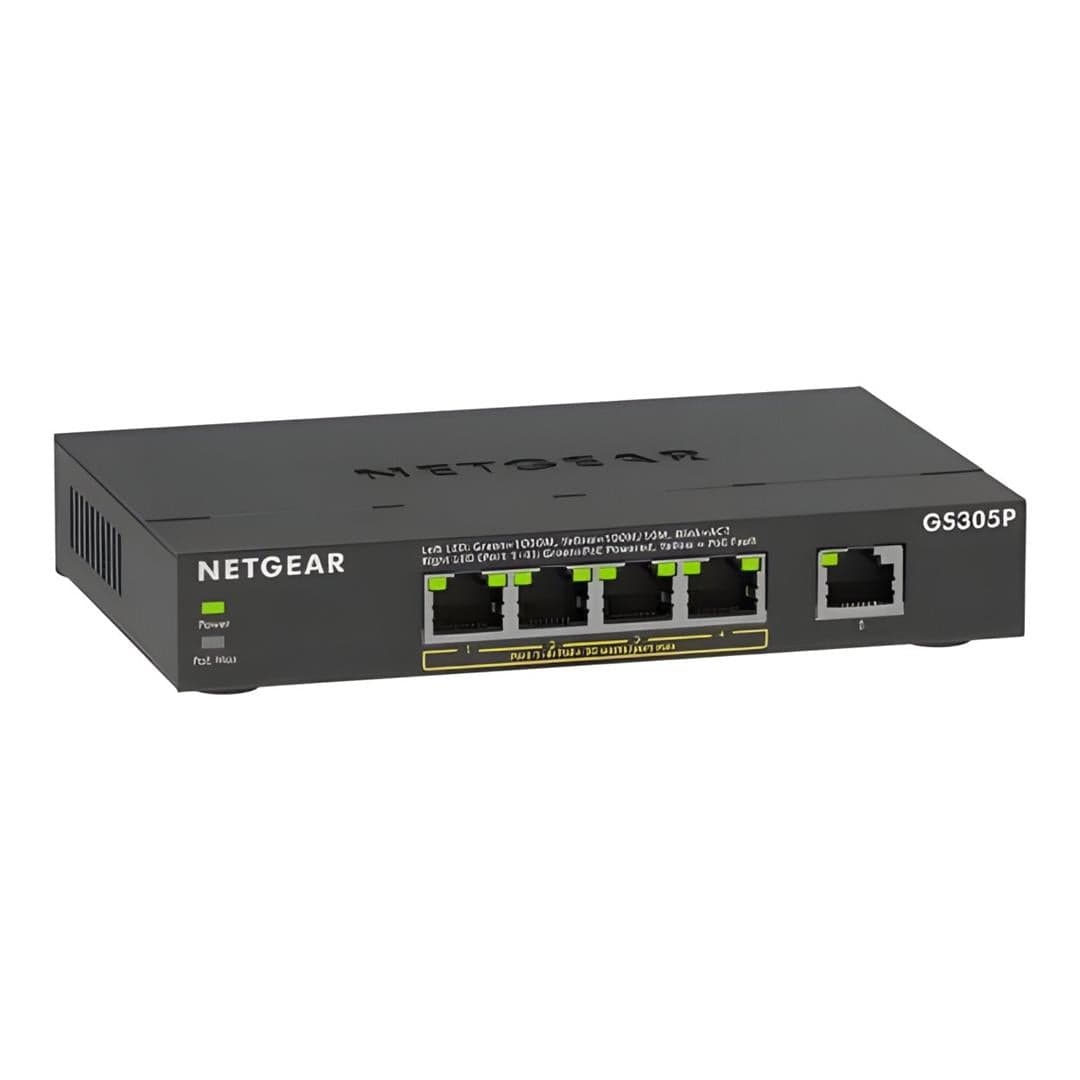 Netgear GS305Pv3 Gigabit Ethernet (10/100/1000) PoE Unmanaged Switch GS305P-300EUS