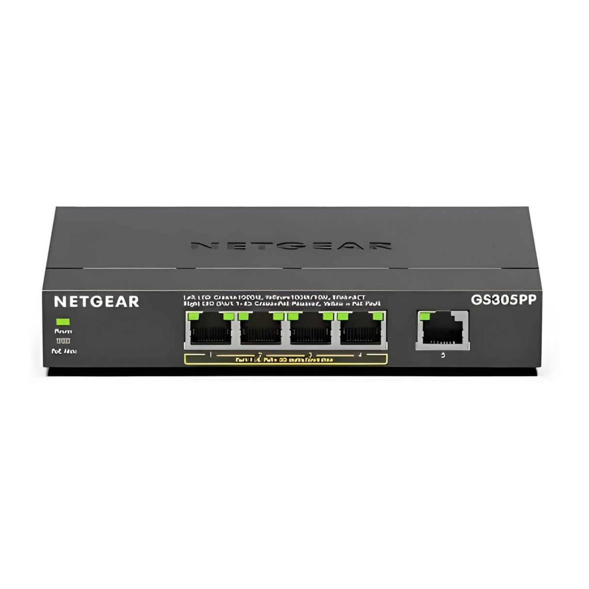 Netgear GS305PP Unmanaged Switch Gigabit Ethernet PoE Black GS305PP-300EUS