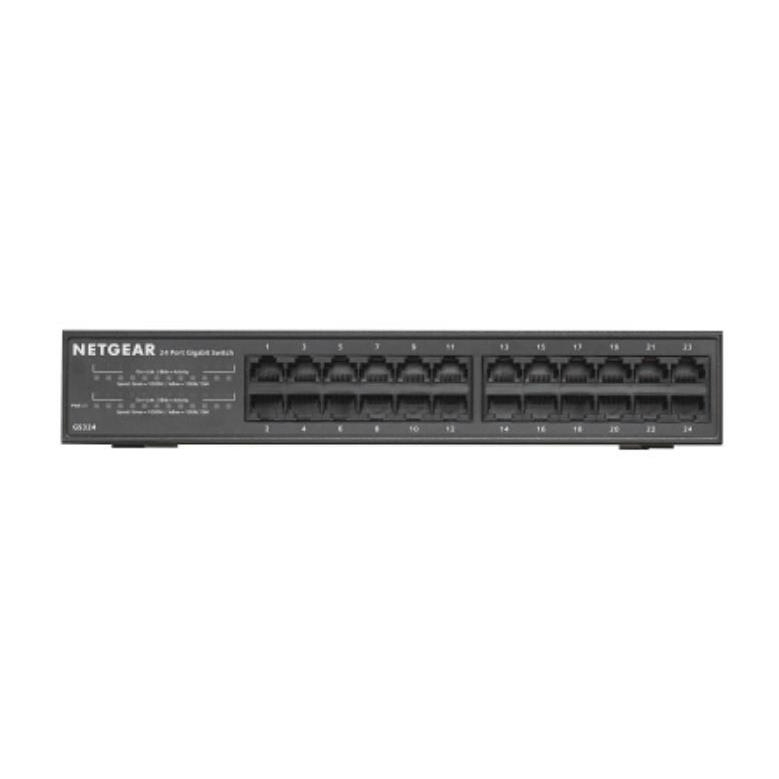 Netgear GS324 Gigabit Ethernet 10/100/1000 Unmanaged Switch GS324-200EUS