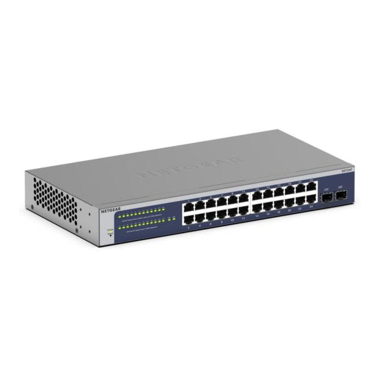 Netgear GS724Tv6 24-port Gigabit Ethernet L3 Managed Smart Switch with 2x SFP Ports