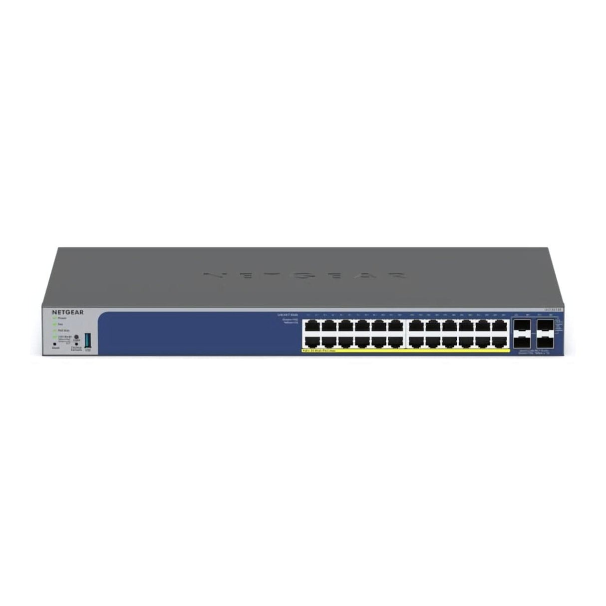 Netgear GS728TX 28-Port Gigabit Ethernet Stackable Smart Switch with 2 Copper 10G and 2 SFP+ 10G Ports GS728TX-300EUS