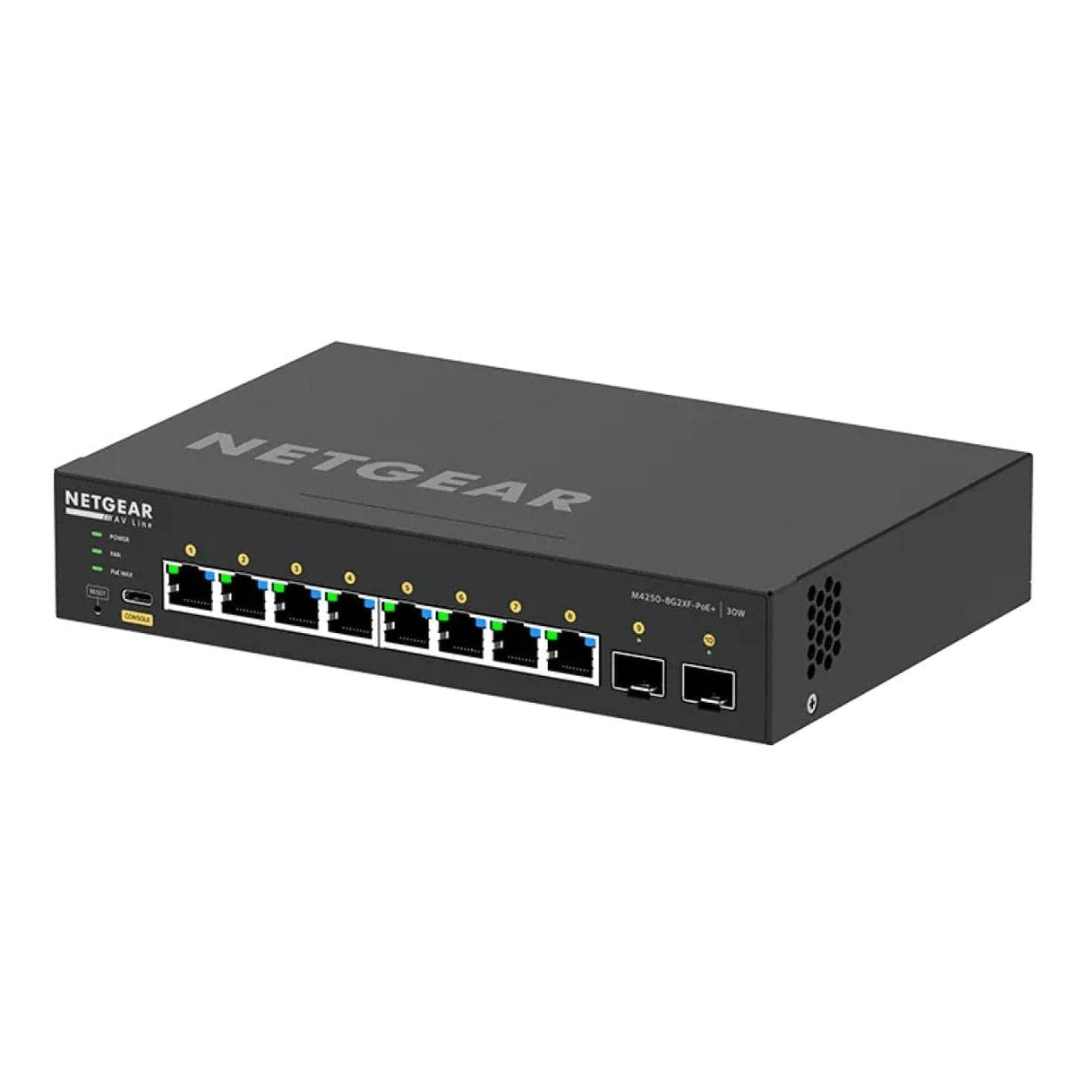 Netgear 8-port 1G GbE Managed Switch with 2-port SFP+ GSM4210PX-100EUS