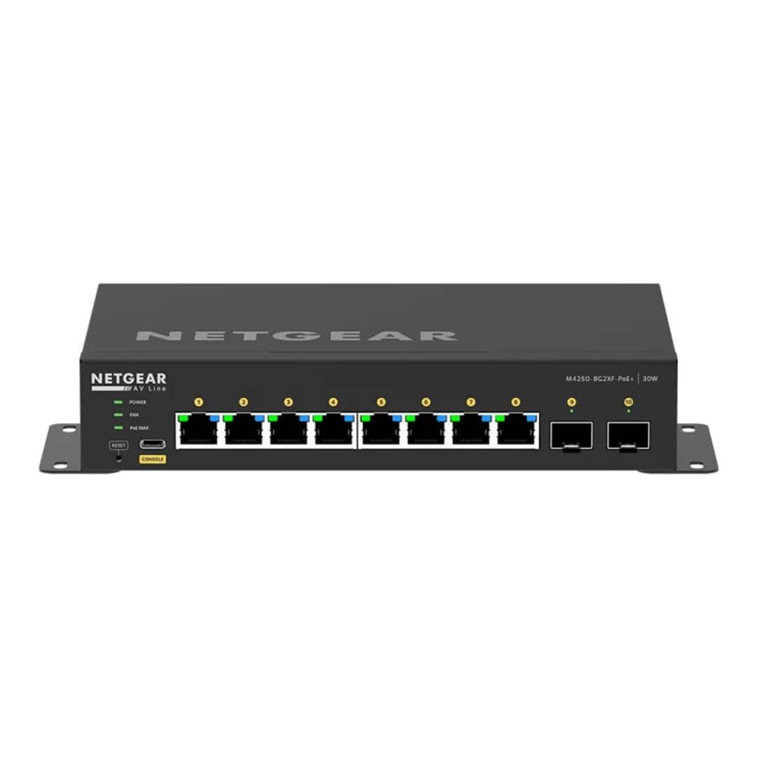 Netgear 8-port 1G GbE Managed Switch with 2-port SFP+ GSM4210PX-100EUS