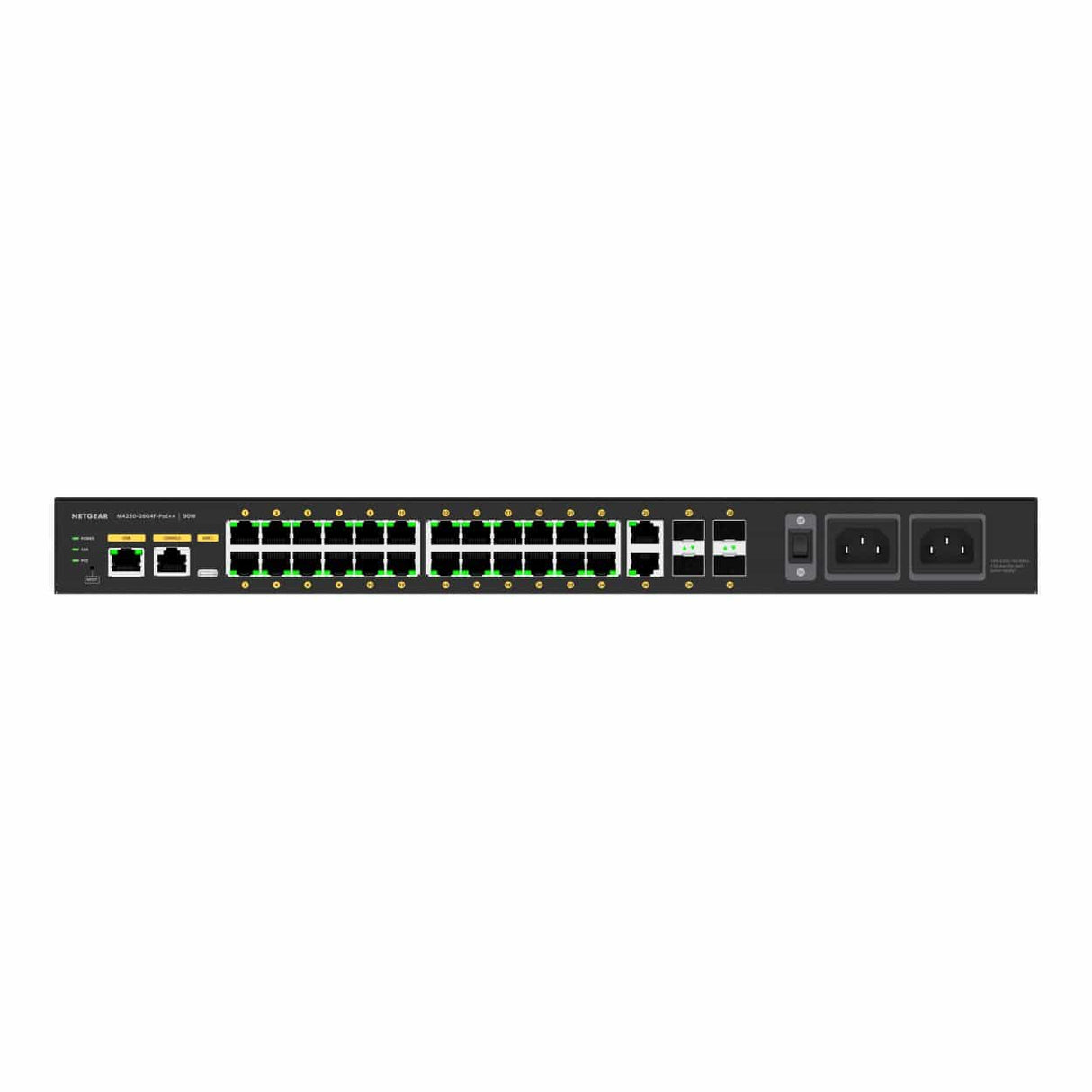 Netgear AV Line M4250 24-port PoE++ GbE Managed Switch with 4x SFP ports GSM4230UP-100EUS