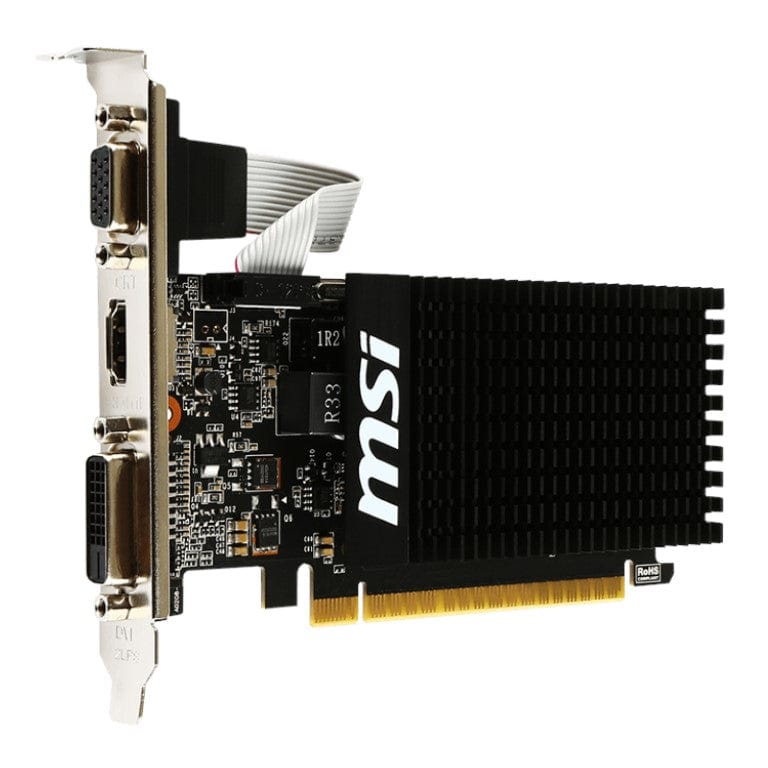 MSI Nvidia GeForce GT710 2GB Low Profile Graphics Card GT7102GD3H_LP