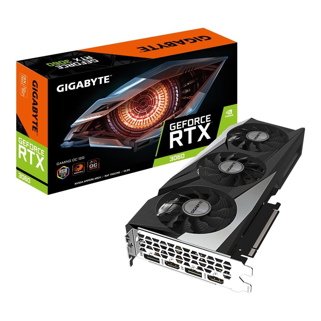 Gigabyte GeForce RTX 3060 Gaming OC 12G 12GB GDDR6 Graphics Card GV-N3060GAMING OC-12GD