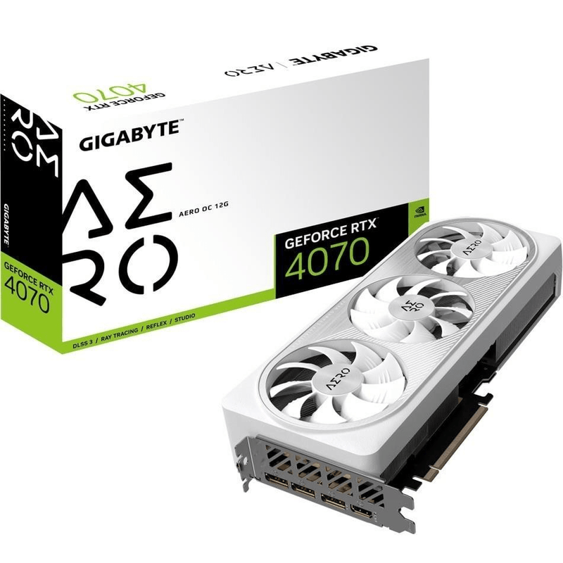 Gigabyte Aero Nvidia GeForce RTX 4070 Super OC 12G 12GB GDDR6X Graphics Card GV-N407SAERO OC-12GD