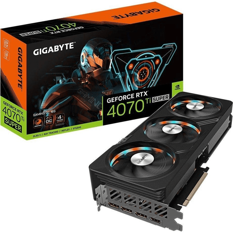 Gigabyte Gaming Nvidia GeForce RTX 4070 Ti Super OC 16G 16GB GDDR6X Graphics Card GV-N407TSGAMING OC-16GD