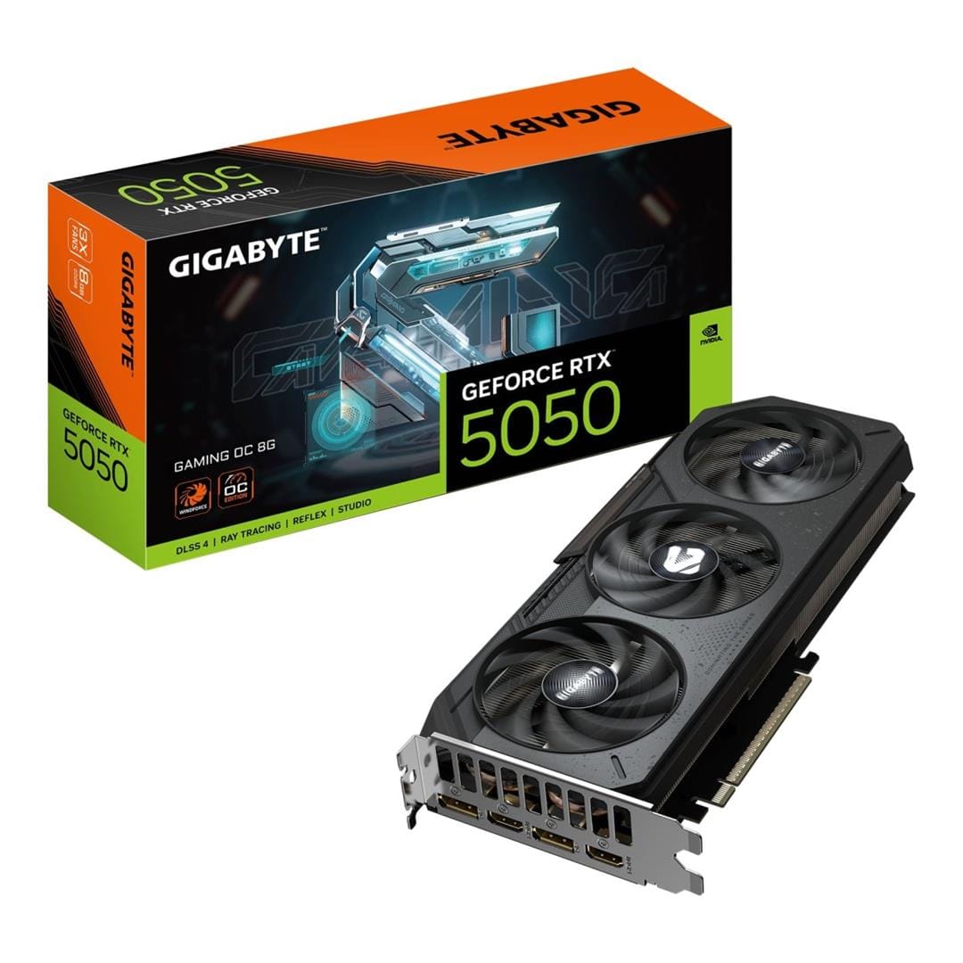 Gigabyte GeForce RTX 5050 Gaming OC 8G 8GB GDDR6 Graphics Card GV-N5050GAMING OC-8GD