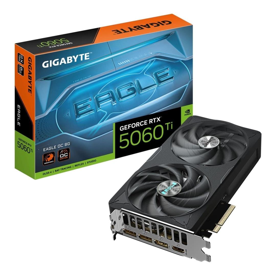 Gigabyte GeForce RTX 5060 Ti Eagle OC 8GB GDDR7 Graphics Card GV-N506TEAGLE OC-8GD