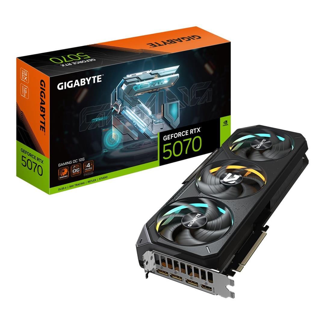 Gigabyte GeForce RTX 5070 Gaming OC 12GB GDDR7 Graphics Card GV-N5070GAMING OC-12GD