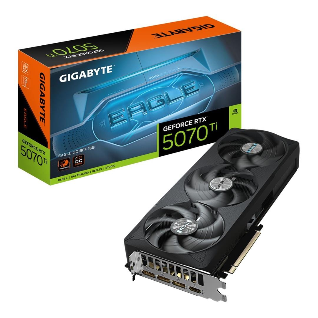 Gigabyte GeForce RTX 5070 Ti Eagle OC SFF 16GB GDDR7 Graphics Card GV-N507TEAGLE OC-16GD