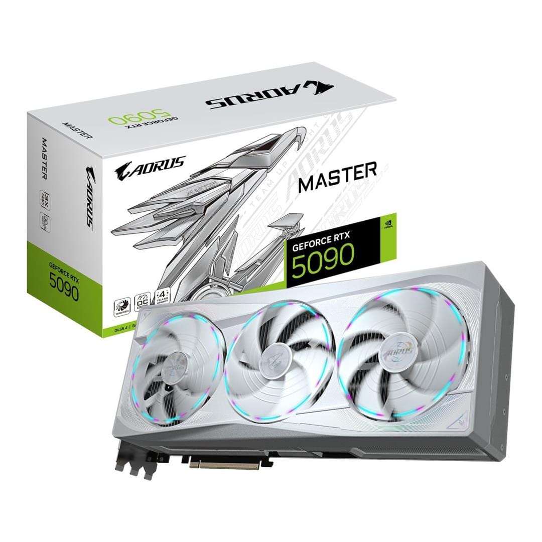 Gigabyte AORUS GeForce RTX 5090 Master ICE 32GB GDDR7 Graphics Card GV-N5090AORUSM ICE-32GD