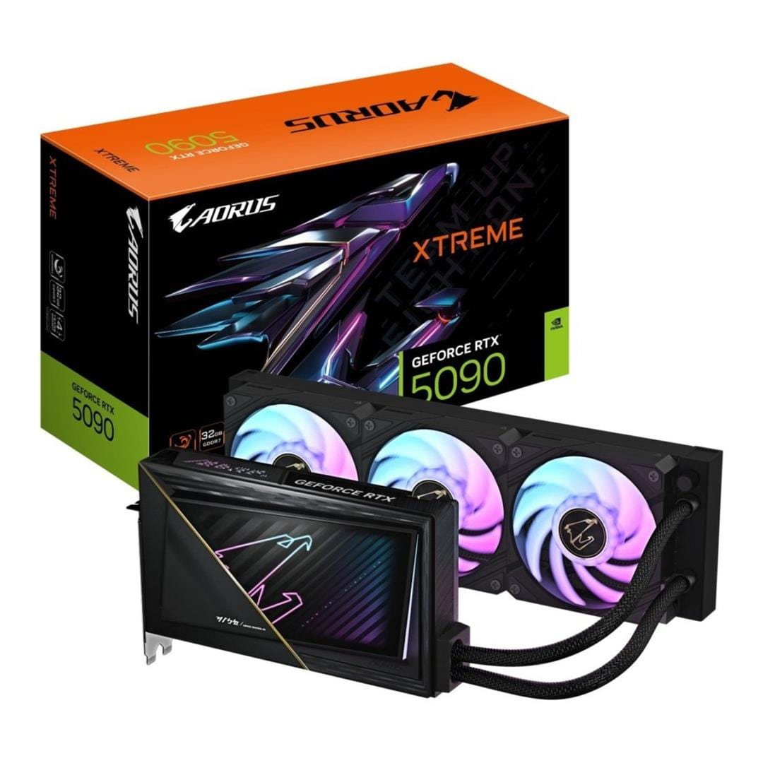 Gigabyte AORUS GeForce RTX 5090 Xtreme Waterforce 32G 32GB GDDR7 Graphics Card GV-N5090AORUSX W-32GD
