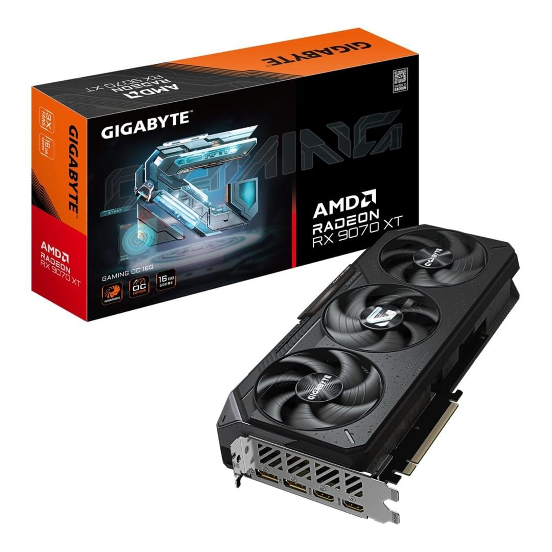 Gigabyte Radeon RX 9070 XT Gaming OC 16G 16GB GDDR6 Graphics Card GV-R9070XTGAMING OC-16GD