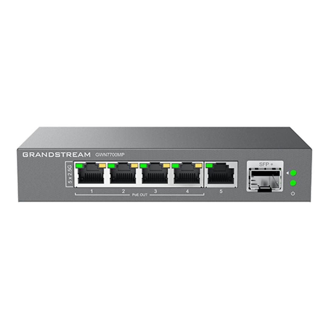 Grandstream Networks Enterprise GWN7700MP 5-port 2.5GbE PoE Unmanaged Switch