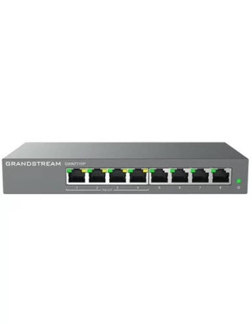 Grandstream Enterprise 8-port Lite Cloud Managed GbE PoE Switch GWN7711P