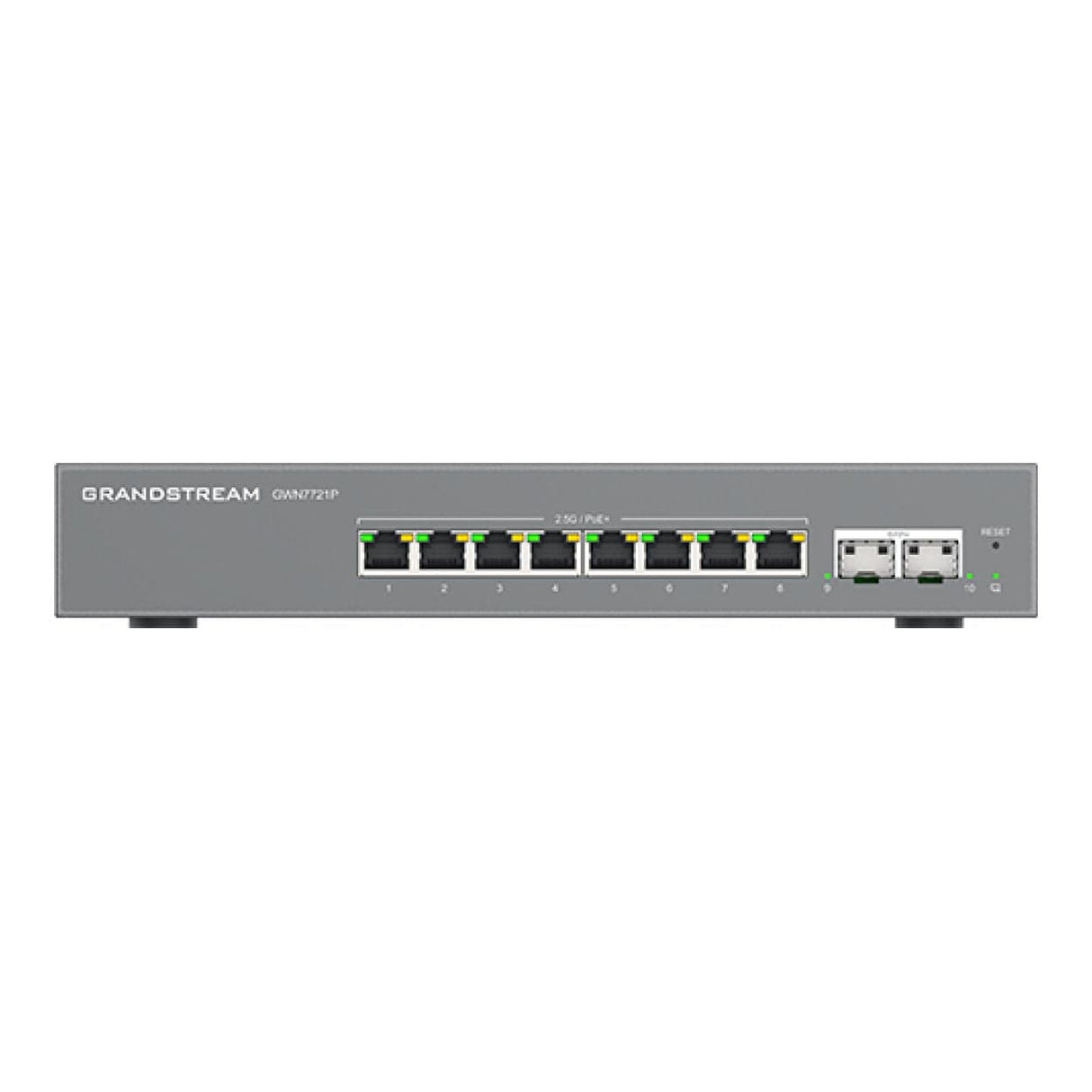 Grandstream Enterprise GWN7721P 8-port Lite Cloud 2.5GbE PoE Managed Switch