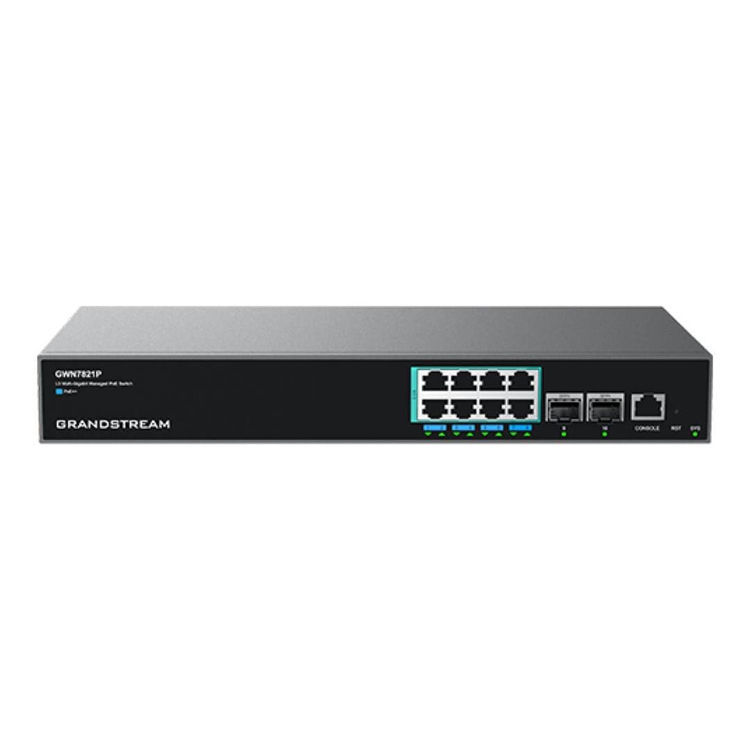 Grandstream Enterprise GWN7821P L3 8-port 2.5GbE PoE++ Managed Switch 240W