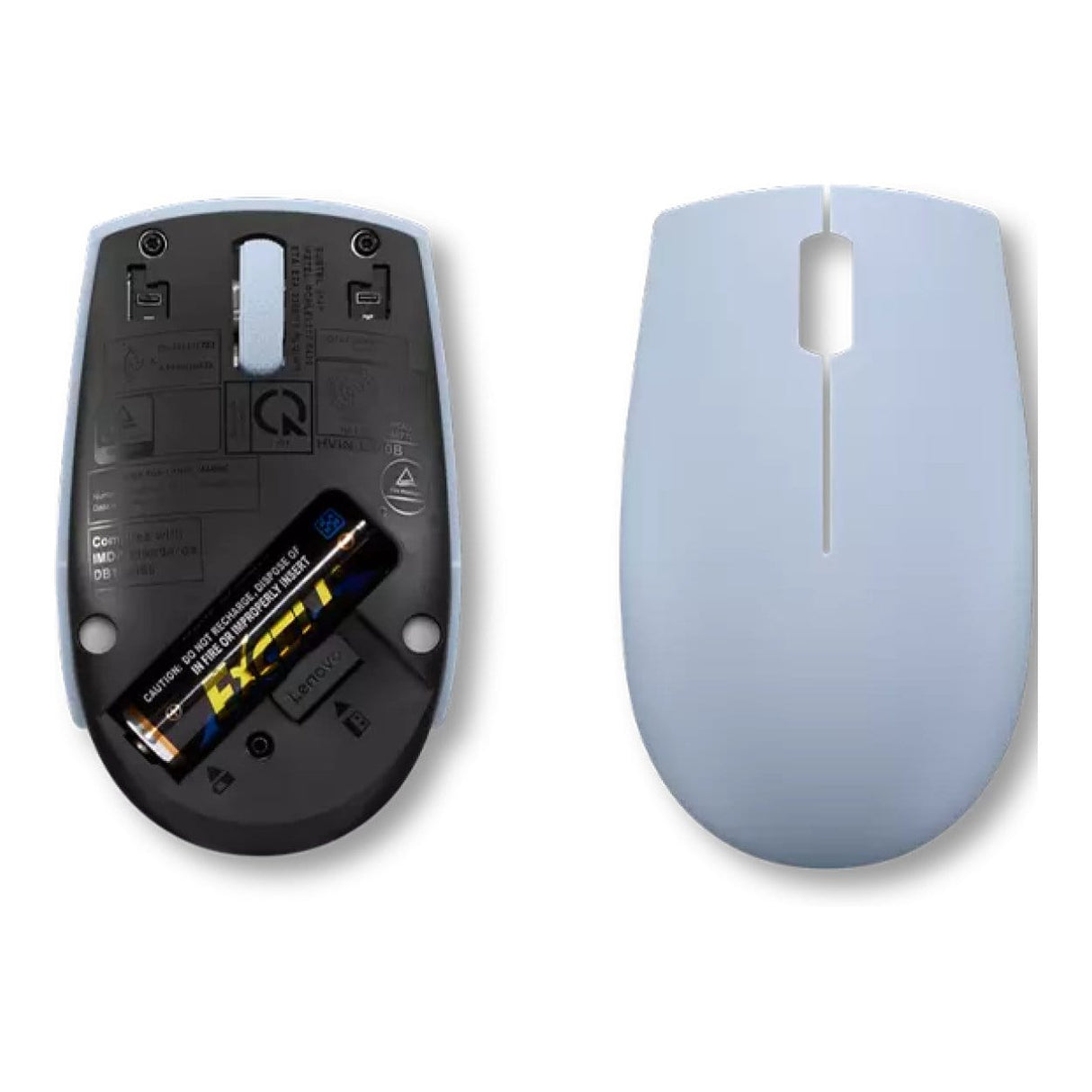 Lenovo 300 Wireless Compact Mouse - Frost Blue GY51L15679