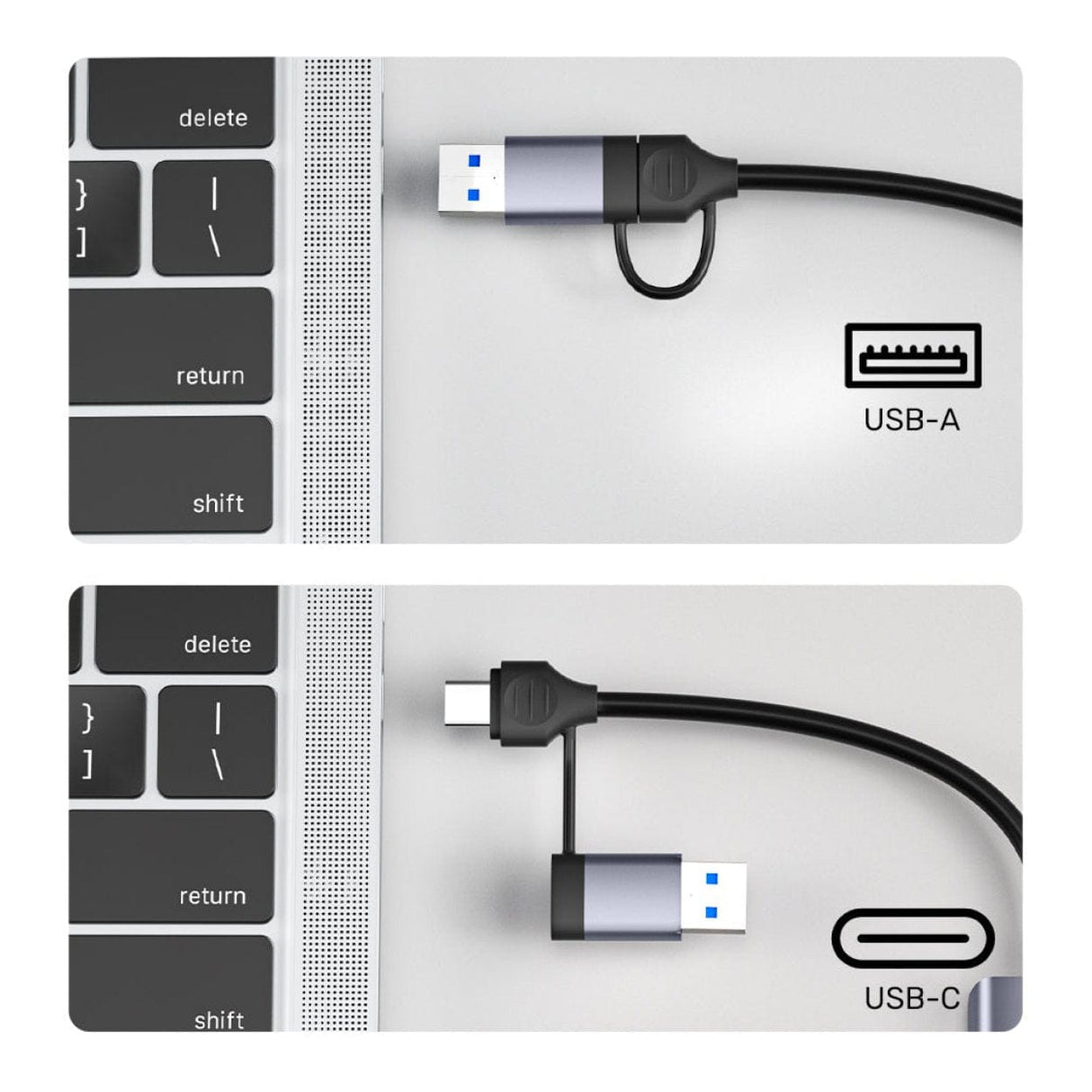 Unitek uHUB P5+ 5-in-1 USB Hub with Memory Card Reader H1320AGY01