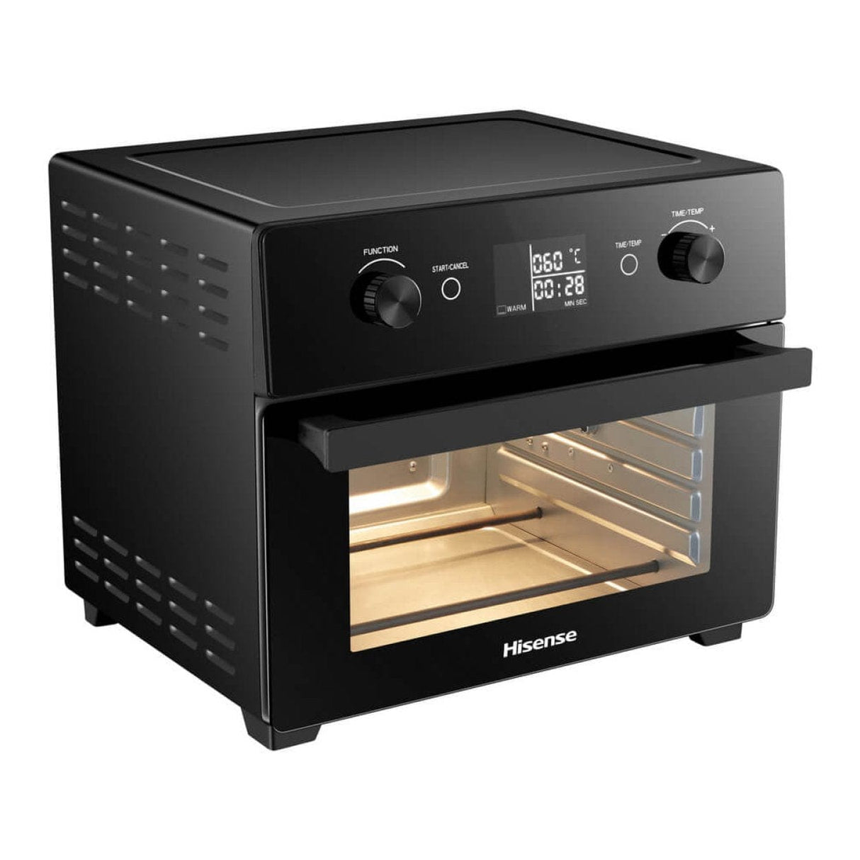 Hisense 20L 1800W Air Fry Oven - Black H20AOBK1S5