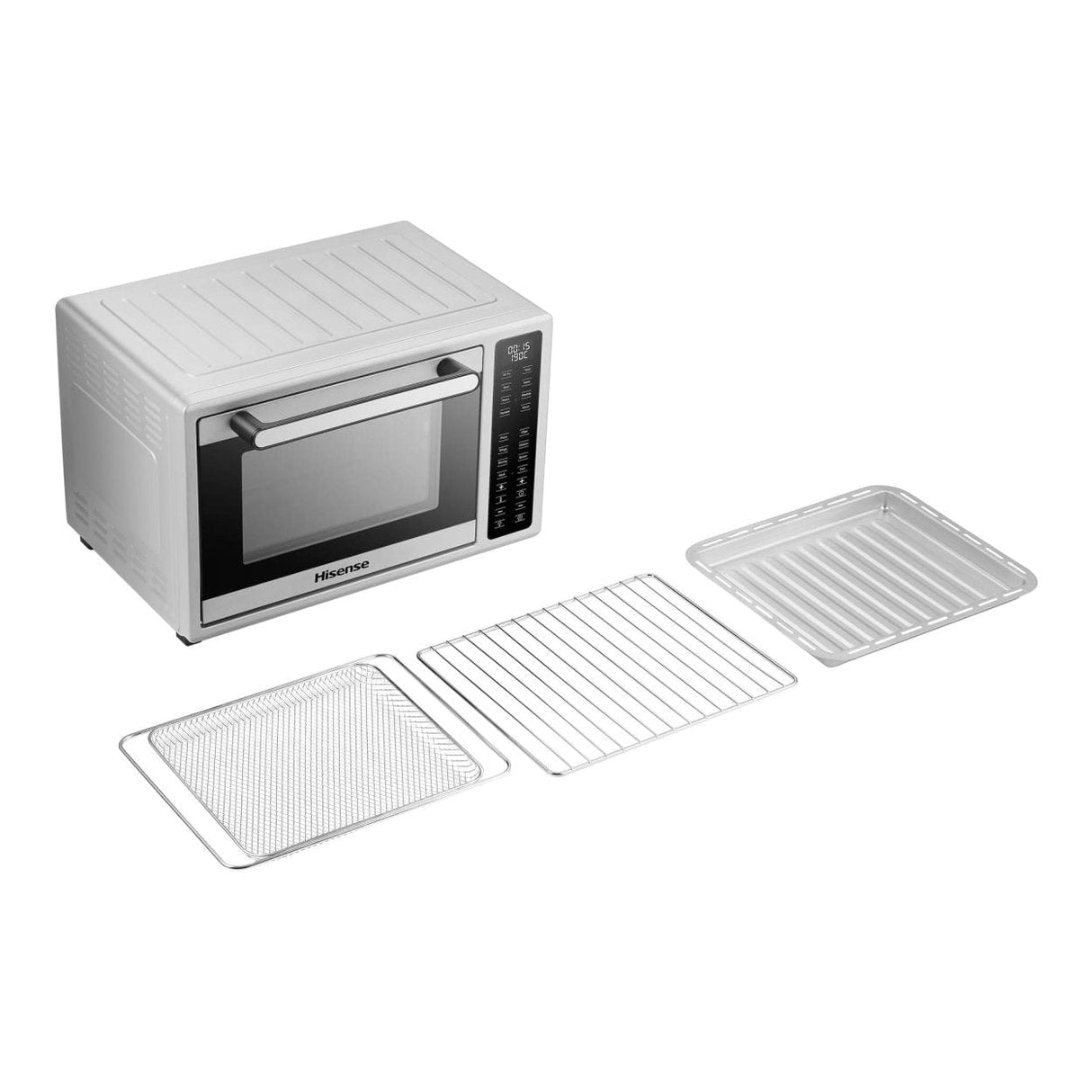 Hisense 32L 1700W Multifunction Air Fry Oven - Silver H32AOSL1S5