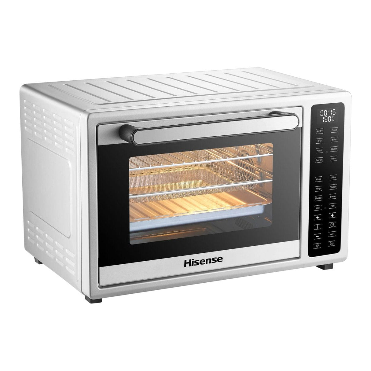 Hisense 32L 1700W Multifunction Air Fry Oven - Silver H32AOSL1S5