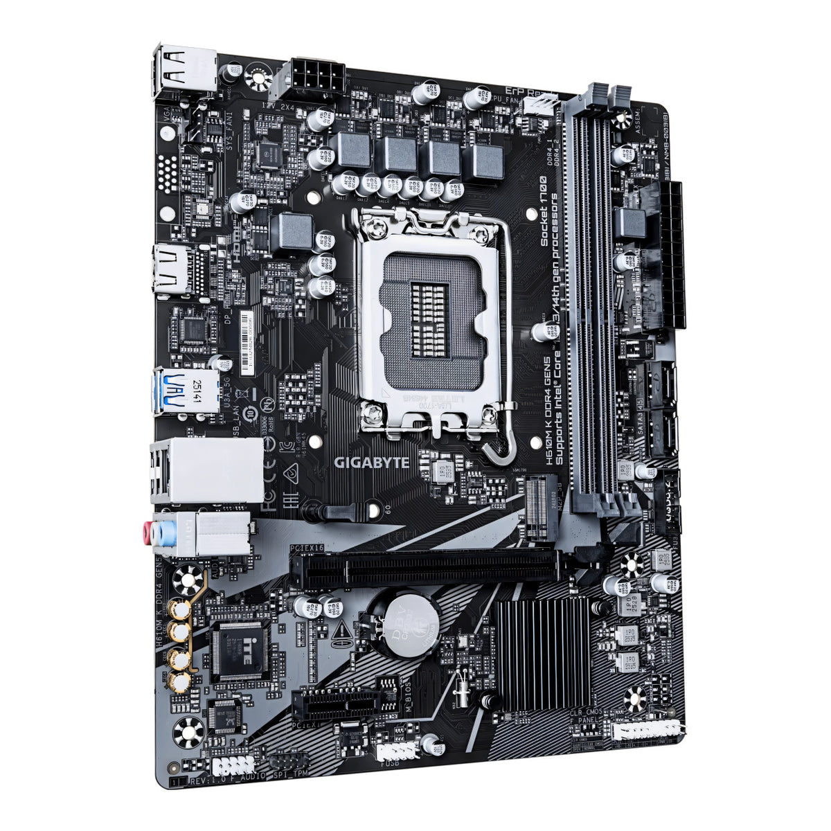 Gigabyte H610M K DDR4 Gen5 Intel LGA 1700 mATX Motherboard