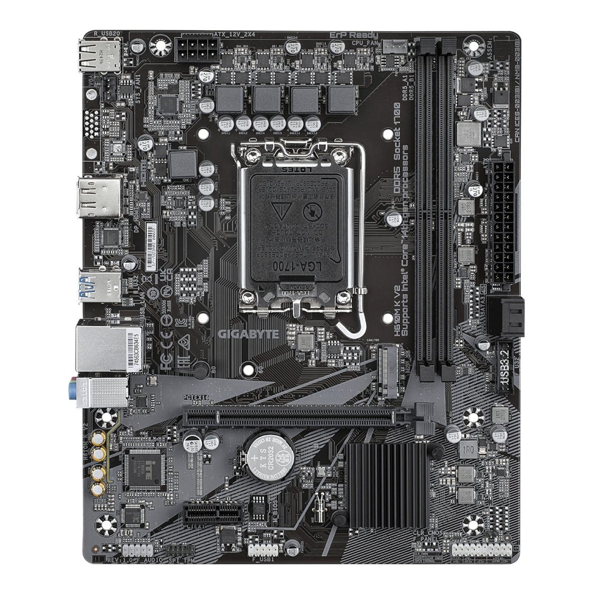 Gigabyte H610M K V2 Intel LGA 170 mATX Motherboard