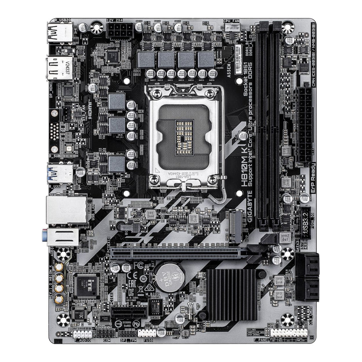 Gigabyte H810M H Intel LGA 1851 mATX Motherboard