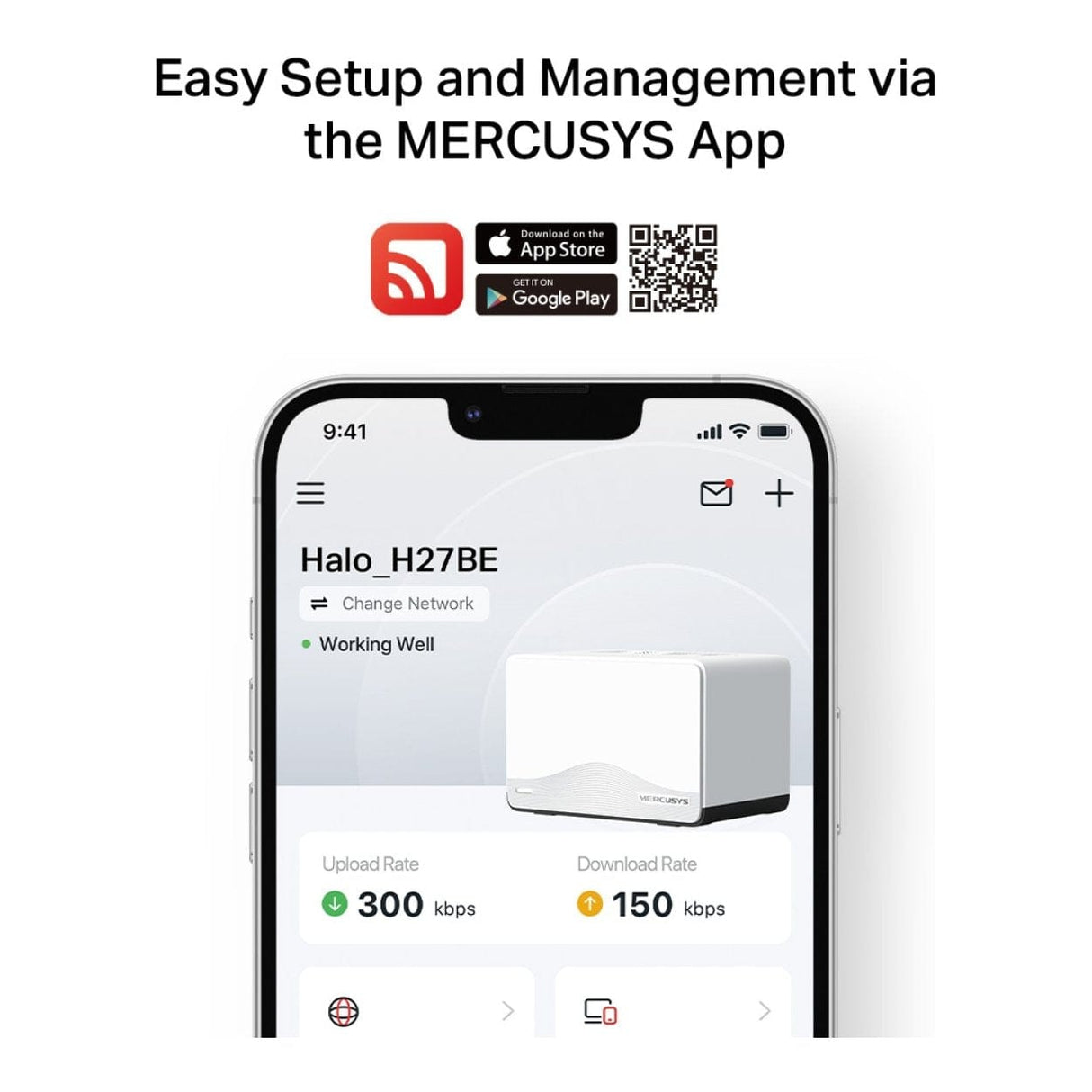 Mercusys Halo H27BE BE3600 Wi-Fi 7 Whole Home Mesh System White 3-pack