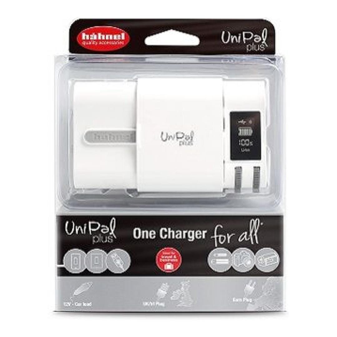 Hahnel Unipal Plus II Universal Wall Charger White HAUNIPALPL11