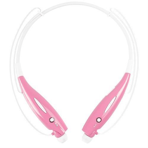 AllRing HBS730 Flexible Bluetooth Headsets Pink HBS-730-PNK