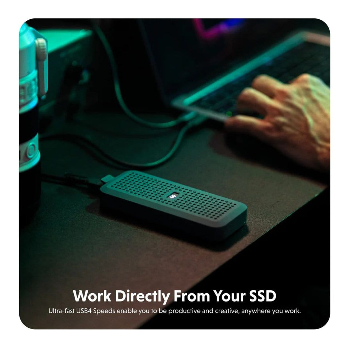 HYPER HyperDrive Next USB4 NVMe SSD Enclosure HD5001GL