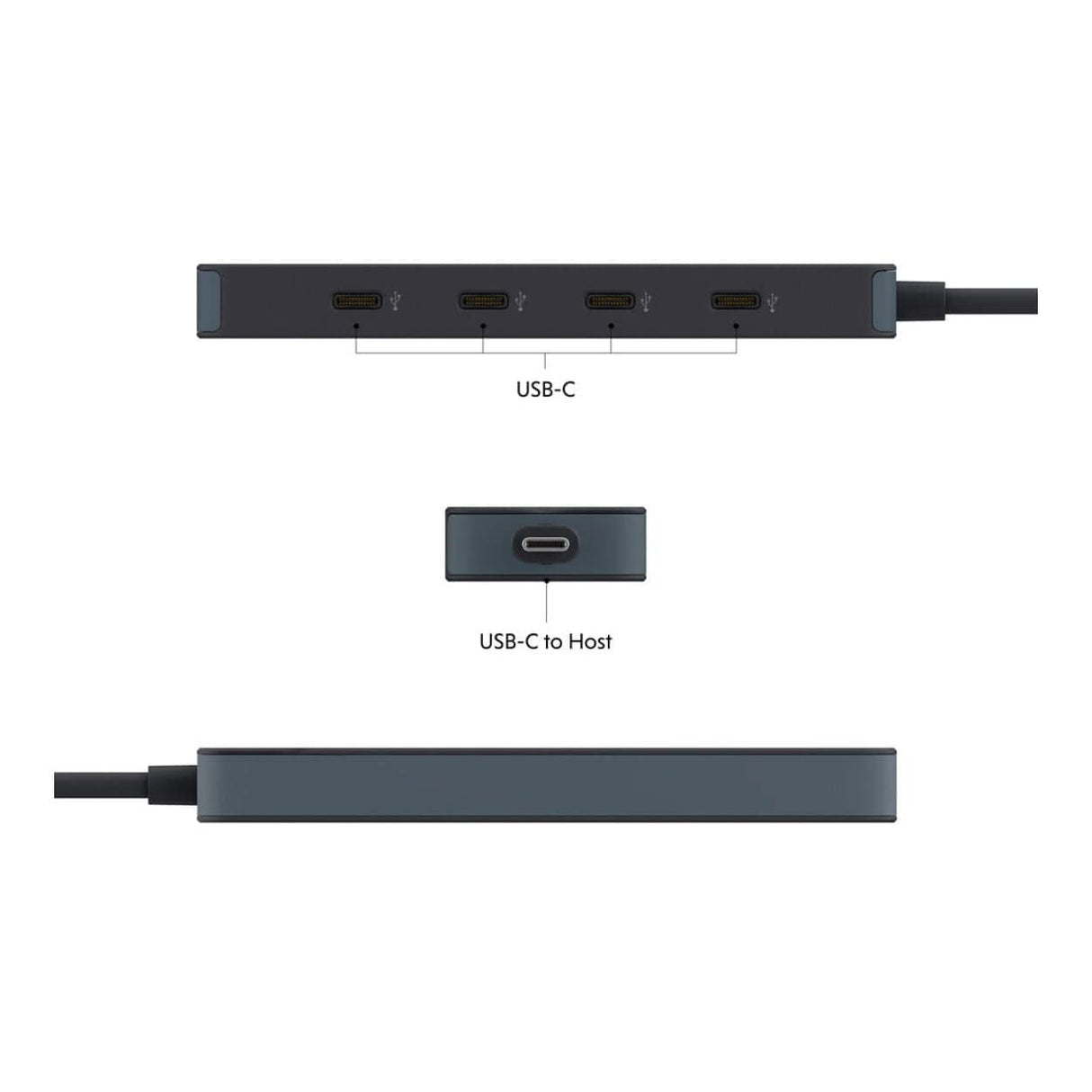 Hyper HyperDrive Flex 4-port USB-C Hub HD5201BKGL