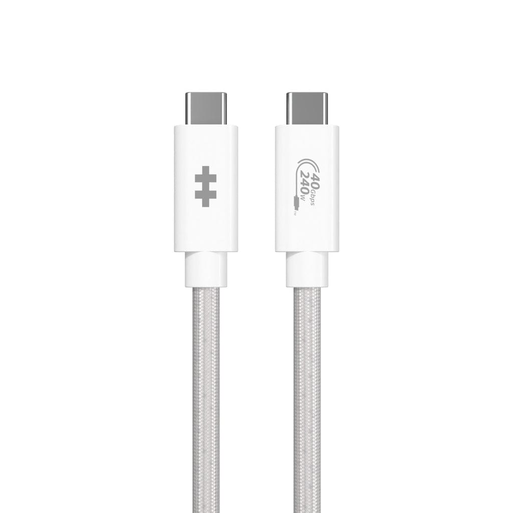 HyperDrive Next 1.2m USB4 Type-C 8K Performance Cable White HD6500WHGL