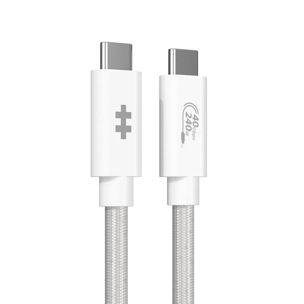 HyperDrive Next 1.2m USB4 Type-C 8K Performance Cable White HD6500WHGL