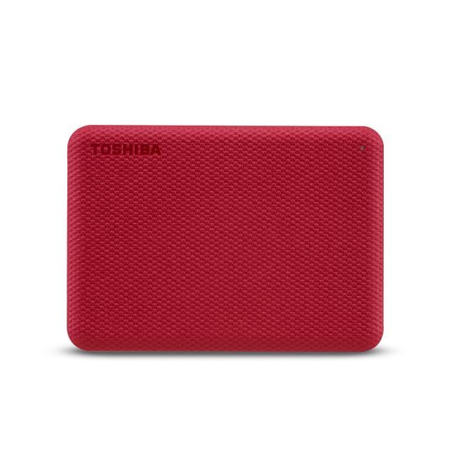 Toshiba Canvio Advance 2.5-inch 4TB USB Type-A External Hard Drive Red HDTCA40ER3CA